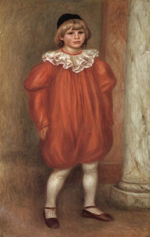 Pierre Renoir The Clown oil painting image